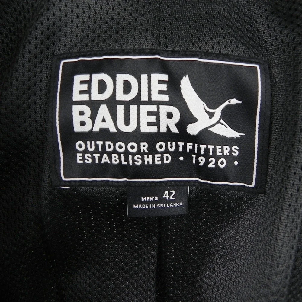 Eddie Bauer Blazer Mens 42 Performance Travel Jacket Water Repellent Sport Coat